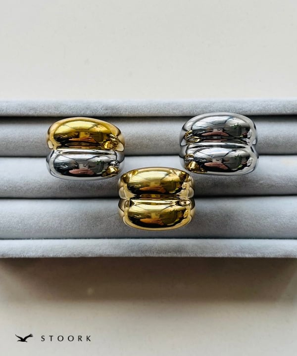 【再入荷】316L Volume Double Ring - stoork