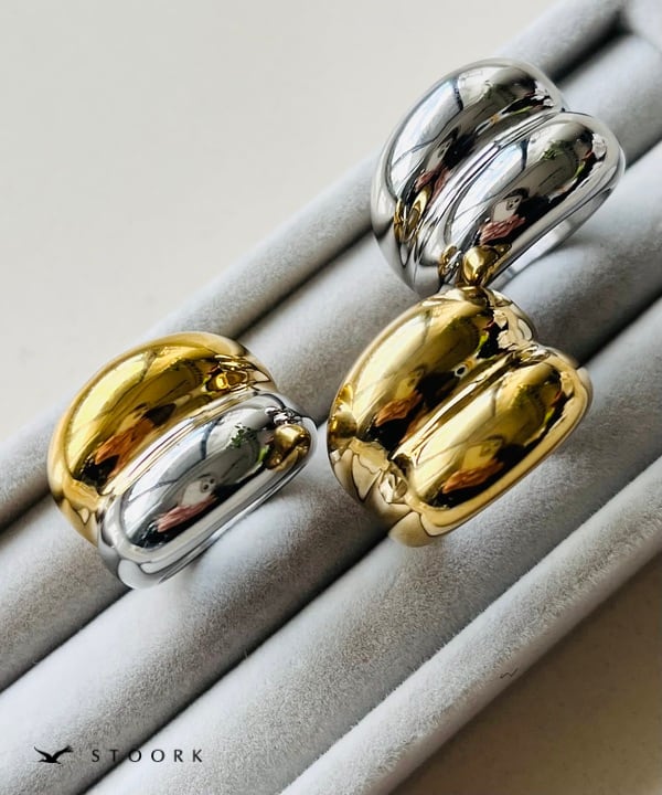 【再入荷】316L Volume Double Ring - stoork