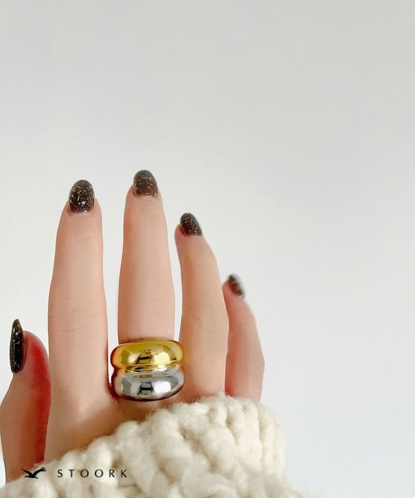 【再入荷】316L Volume Double Ring - stoork