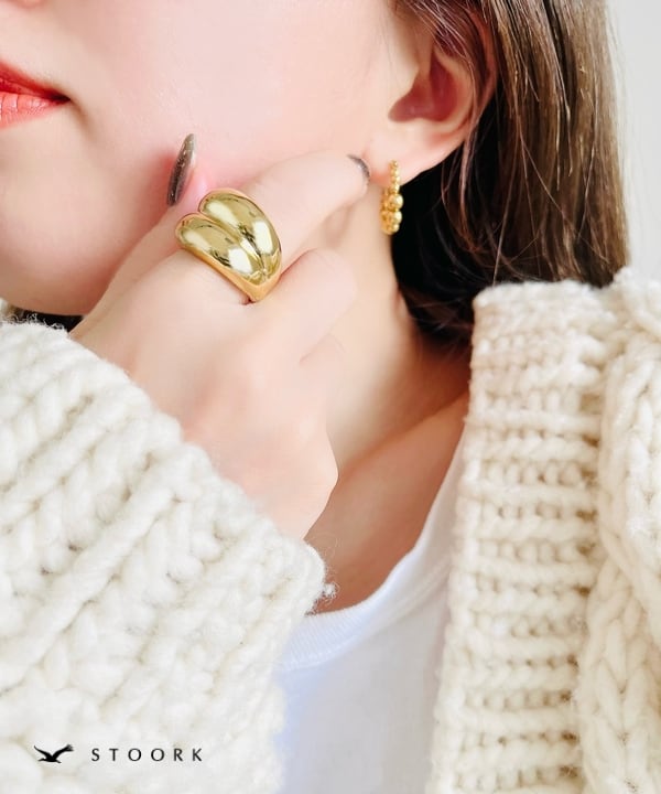 【再入荷】316L Volume Double Ring - stoork