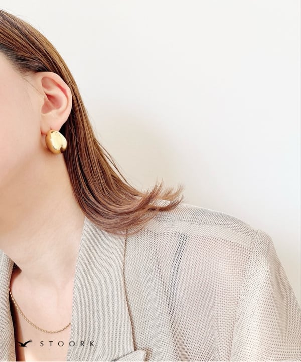 【再入荷】316L Volume Metal Curve Pierce - stoork