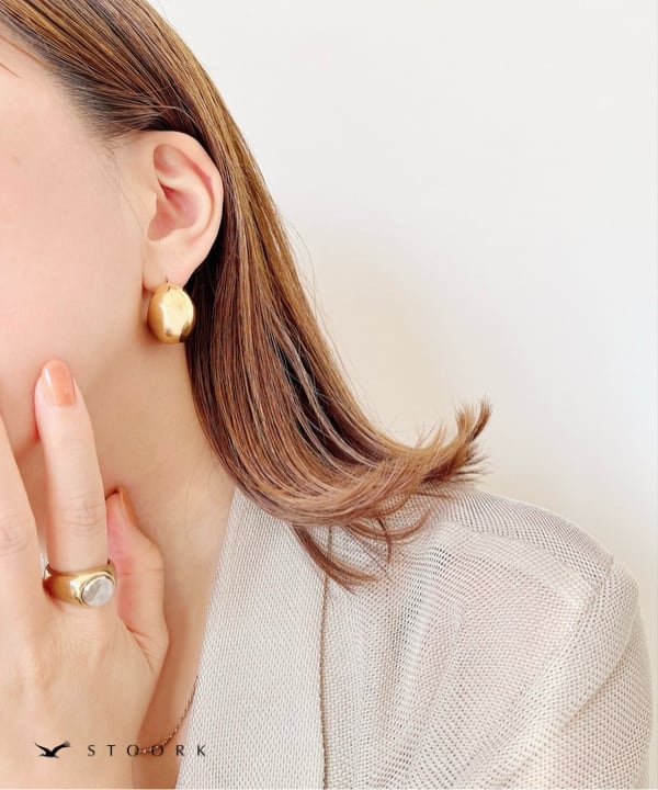 【再入荷】316L Volume Metal Curve Pierce - stoork