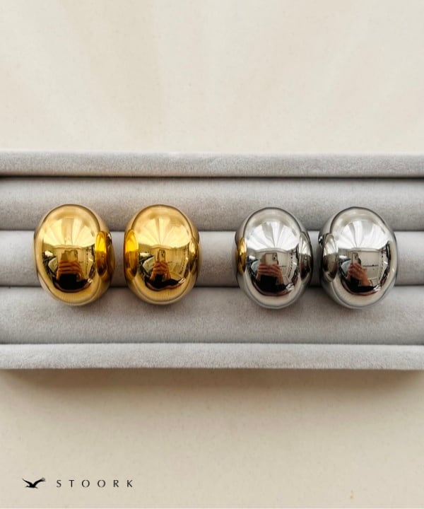 【再入荷】316L Volume Metal Curve Pierce - stoork