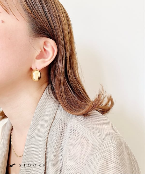 【再入荷】316L Volume Metal Curve Pierce - stoork
