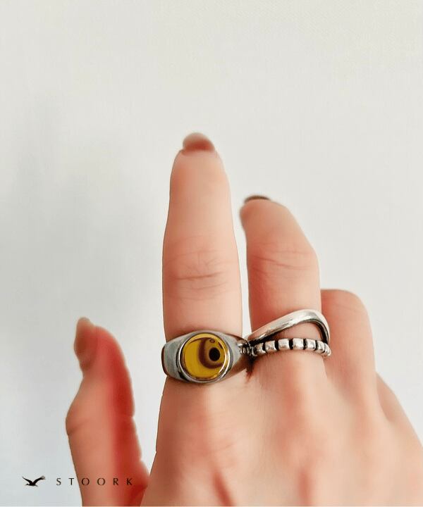 2tone Oval Ring