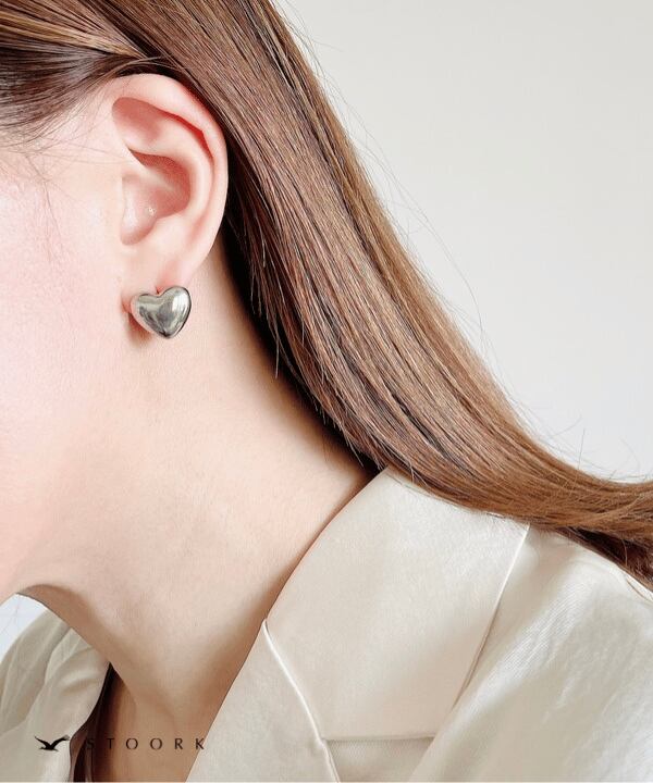 【再入荷】316L Heart Ball Pierce