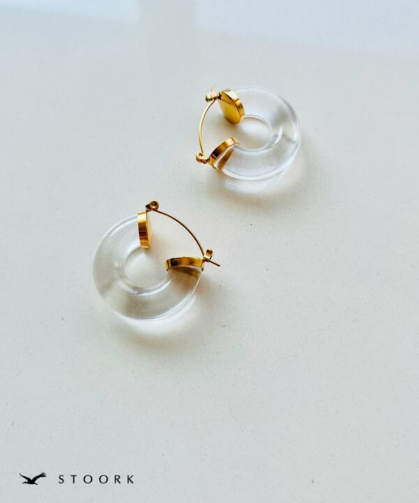 Clear Hoop Pierce