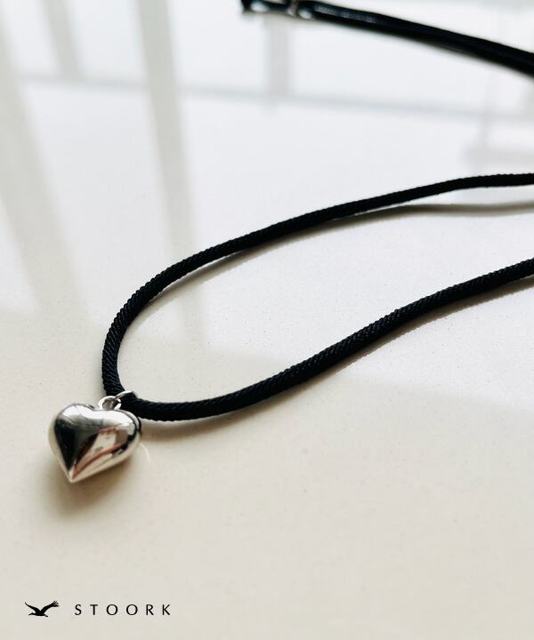 【再入荷】s925 Heart Choker