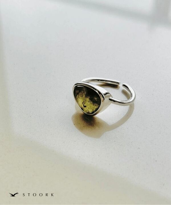 【再入荷】s925 Irregular Stone Ring