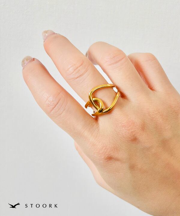 【再入荷】316L Open Knot Ring