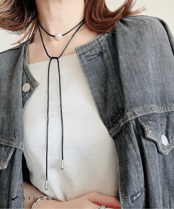 s925 Pearl Code Necklace