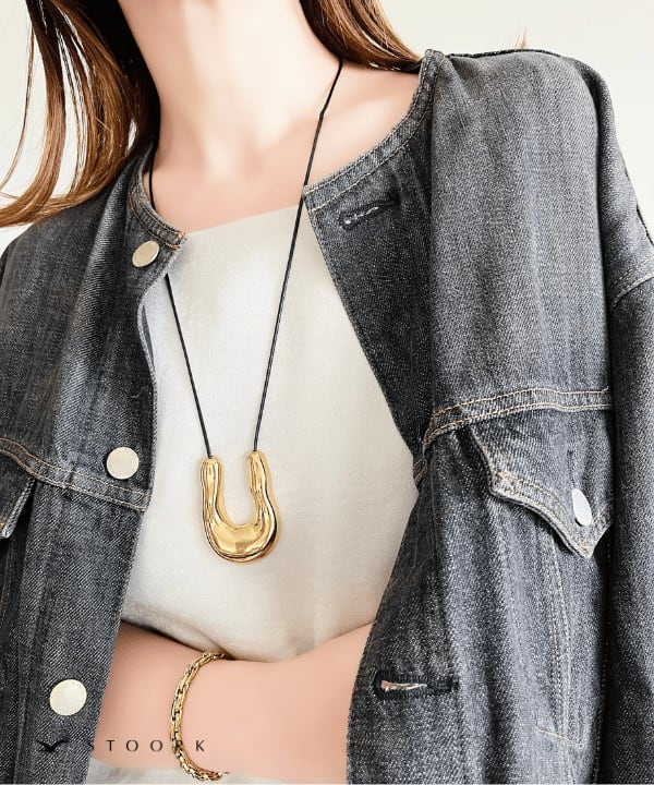 【再入荷】Horseshoe Code Necklace
