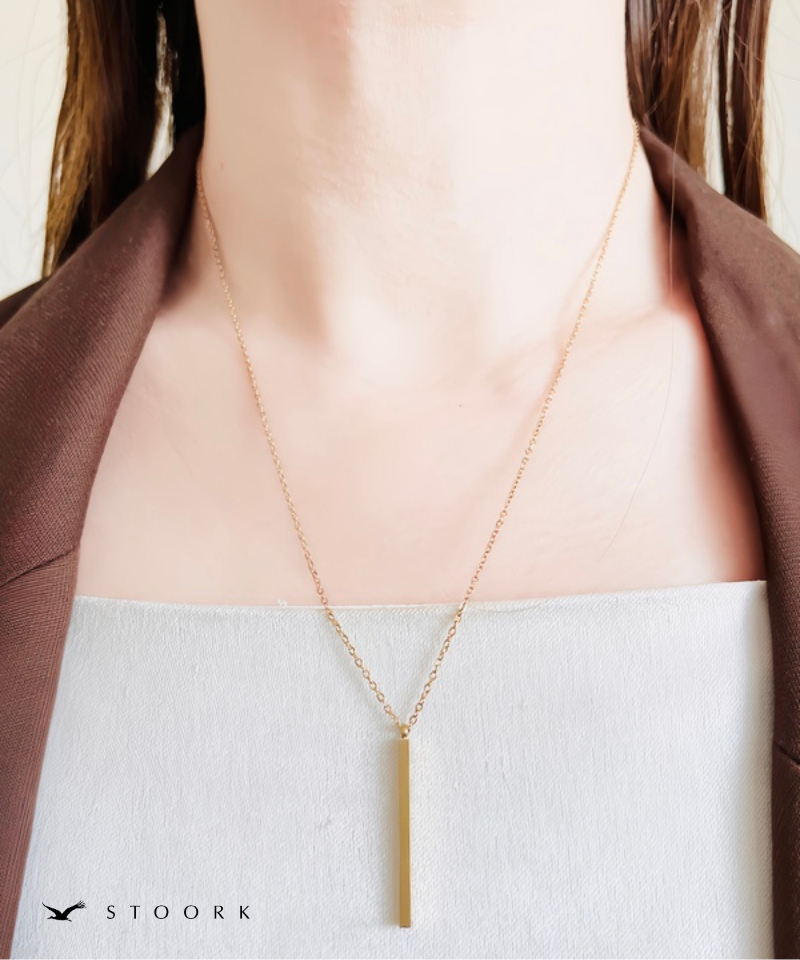 Skinny Pendant Necklace