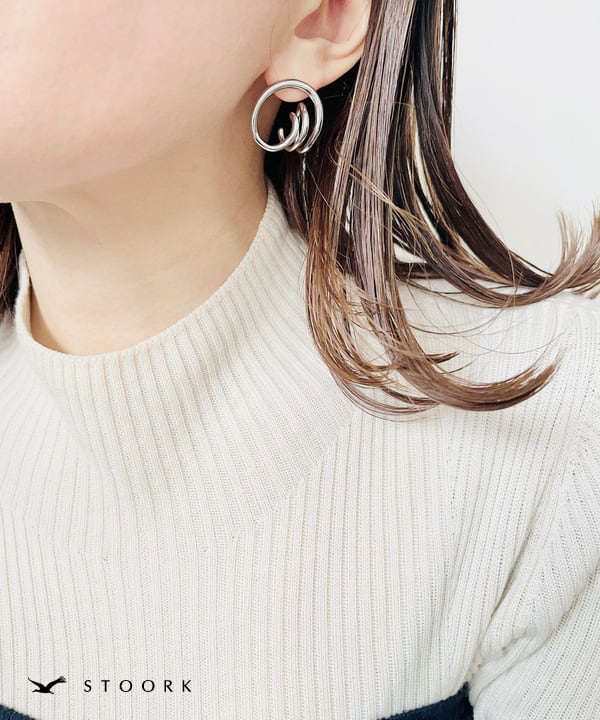 【再入荷】316L Round And Round Pierce