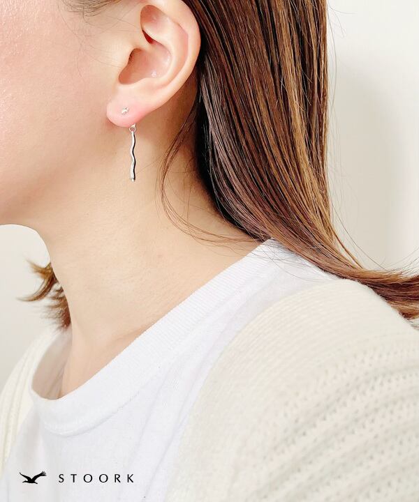 s925 Star Long Pierce