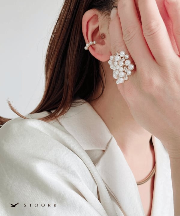 【再入荷】Volume Pearl Ring