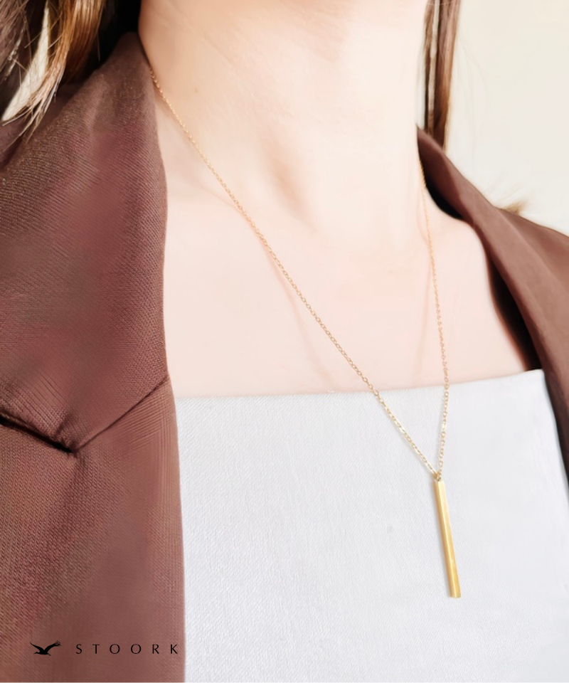 Skinny Pendant Necklace