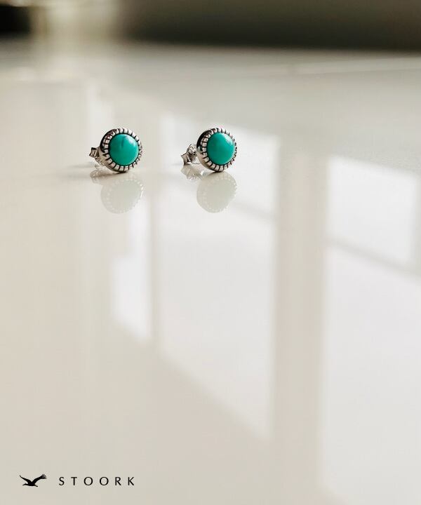 s925 Turquoise Pierce