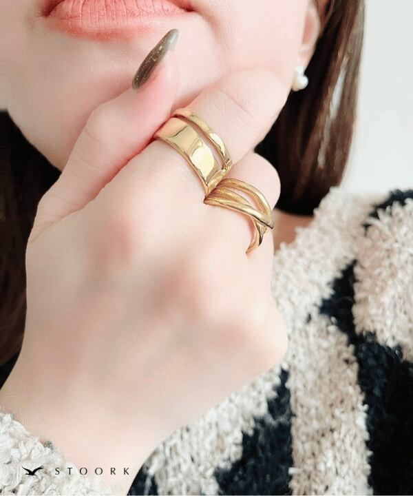 【再入荷】Double Wide Ring