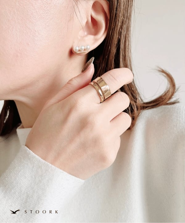 【再入荷】Double Wide Ring