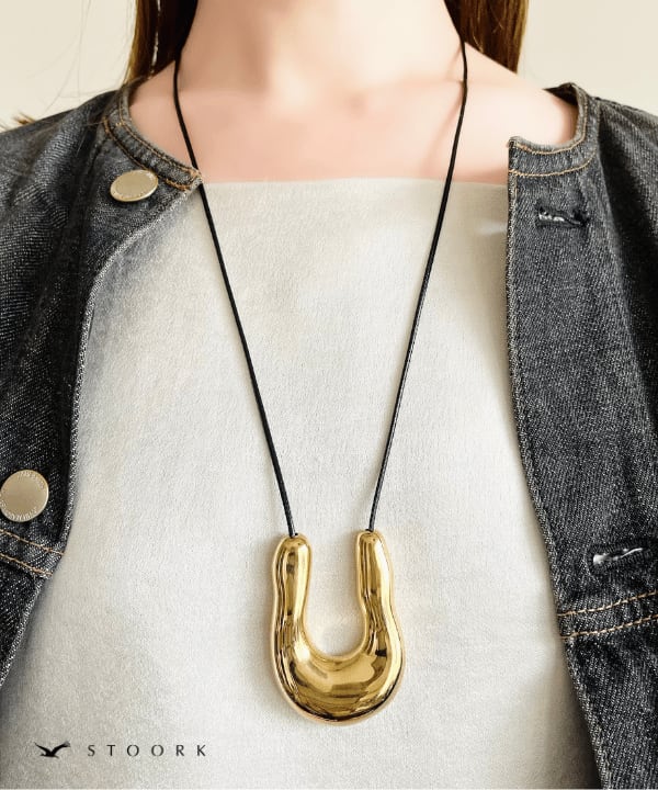 【再入荷】Horseshoe Code Necklace