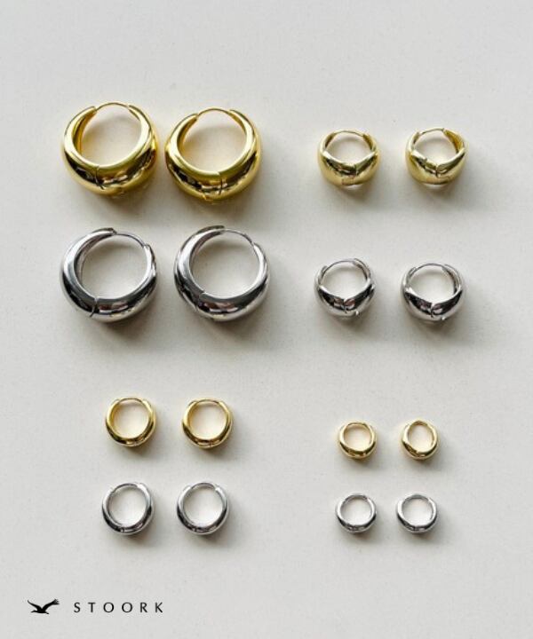 【再入荷】s925 Hoop Pierce_S