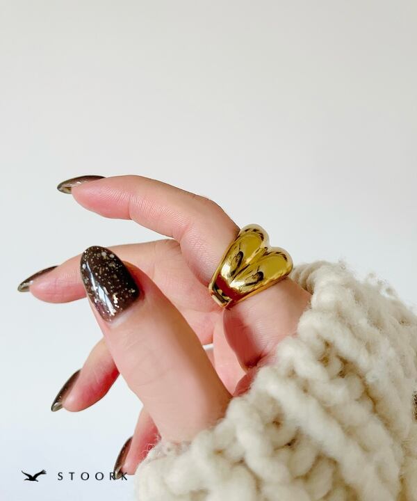 【再入荷】316L Volume Double Ring