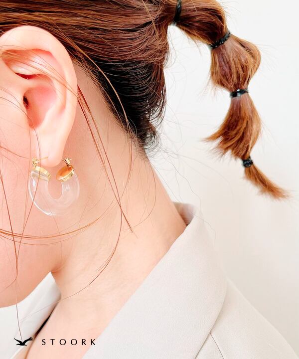 Clear Hoop Pierce