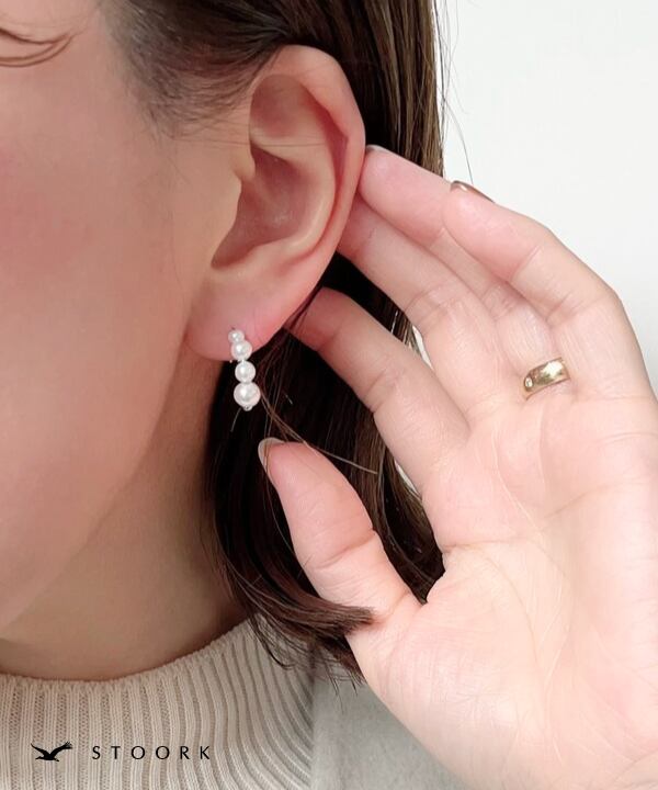 s925 4pearl Pierce