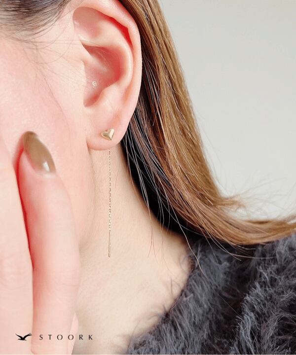 【再入荷】s925 Heart American Pierce