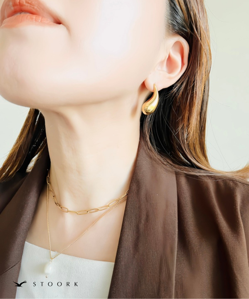 Dual Chain Pearl Necklace