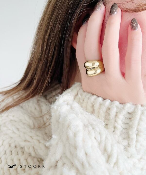 【再入荷】316L Volume Double Ring