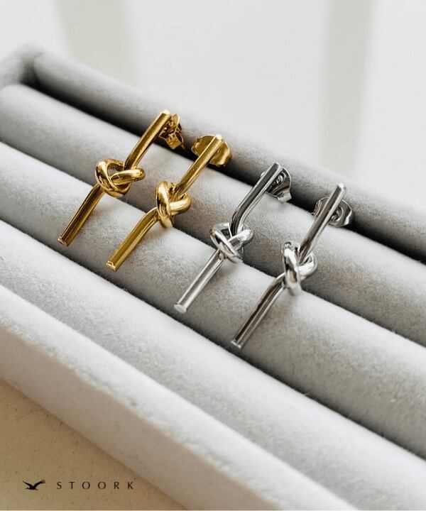 【再入荷】Knot Long Pierce