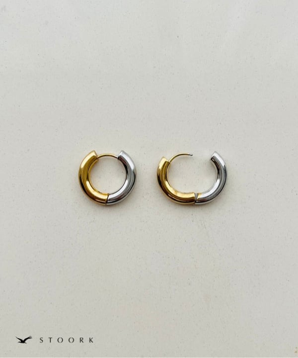 2Tone Metal Hoop Pierce