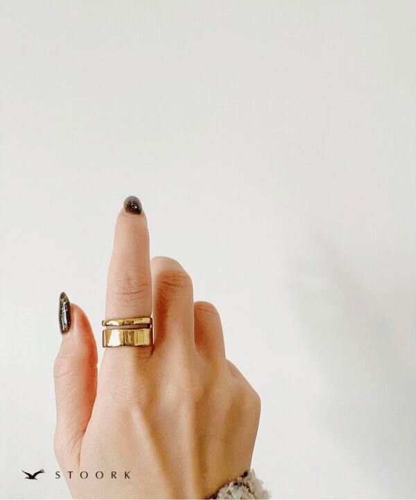 【再入荷】Double Wide Ring