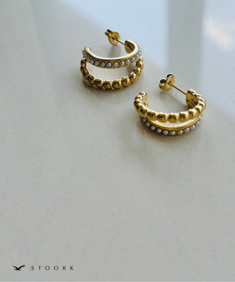 Ball Pearl Double Pierce - stoork
