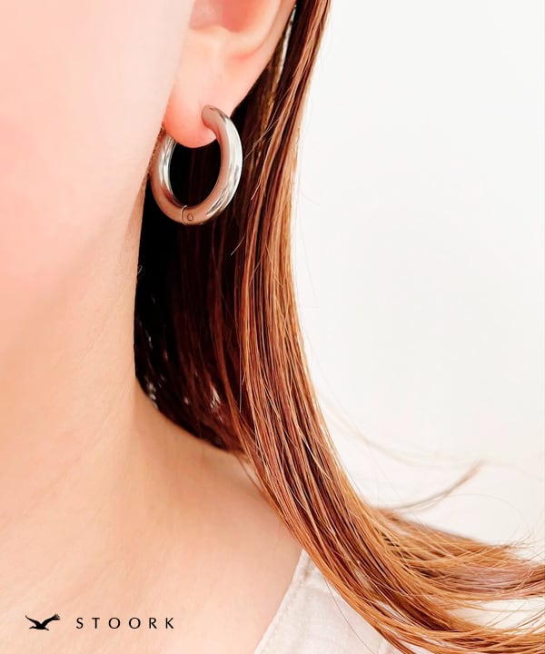 Baroque Pearl Hoop Pierce - stoork
