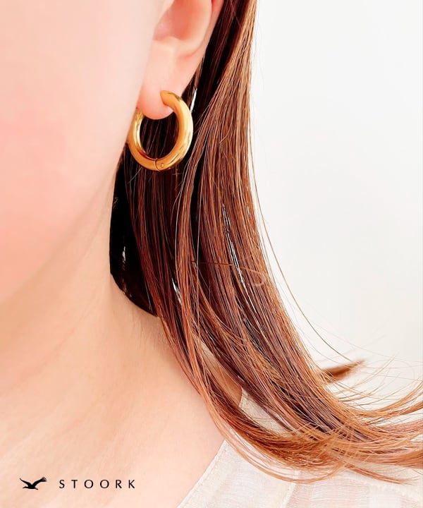 Baroque Pearl Hoop Pierce - stoork