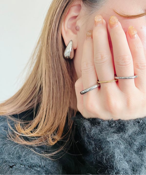 【再入荷】Bicolor Connected Ring - stoork