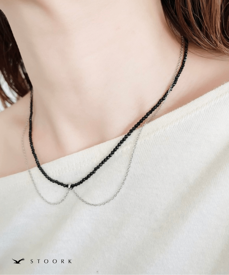 Black Layer Necklace - stoork