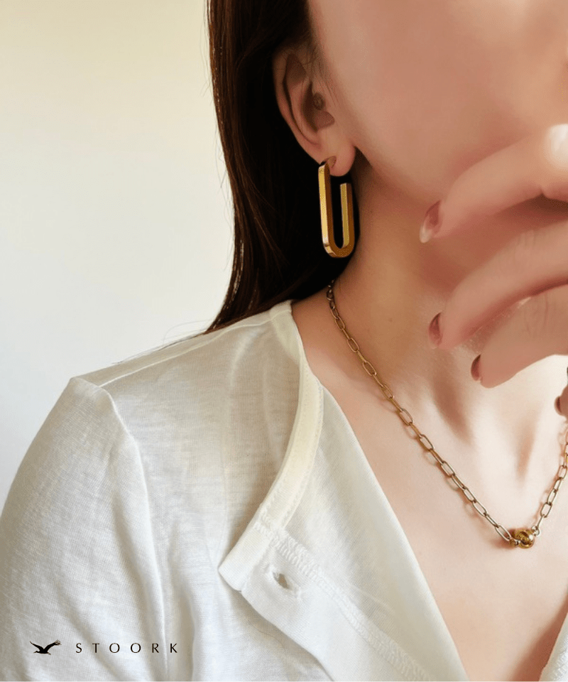 Bold Open Oval Pierce - stoork