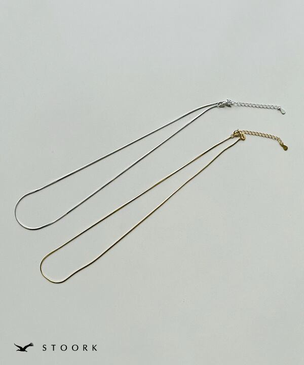 【再入荷】s925 Simple Skin Necklace