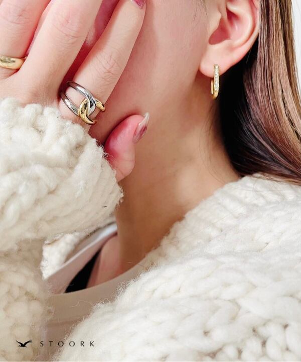 【再入荷】2Tone Knot Ring