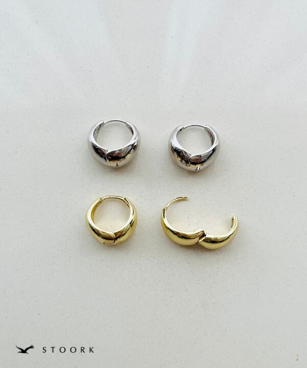 【再入荷】s925 Hoop Pierce_M