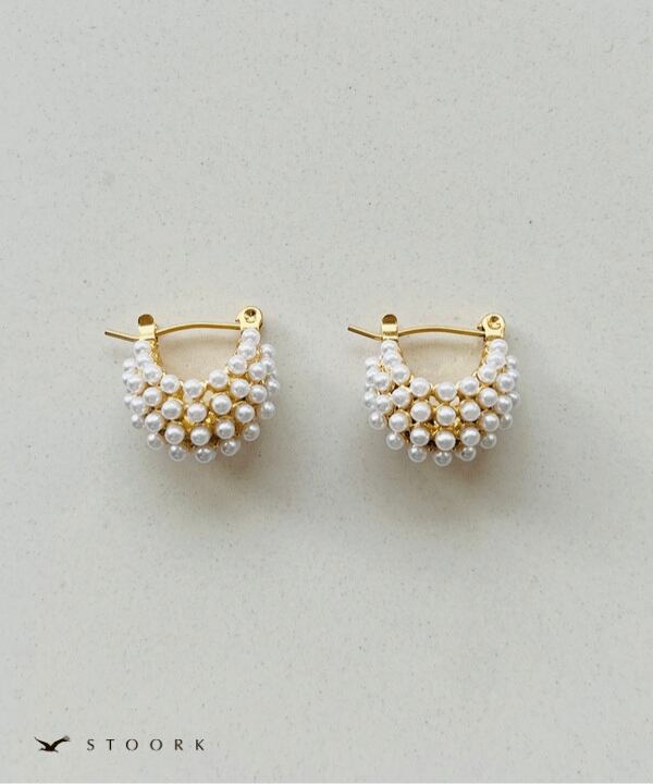 【再入荷】Basket Pearl Pierce