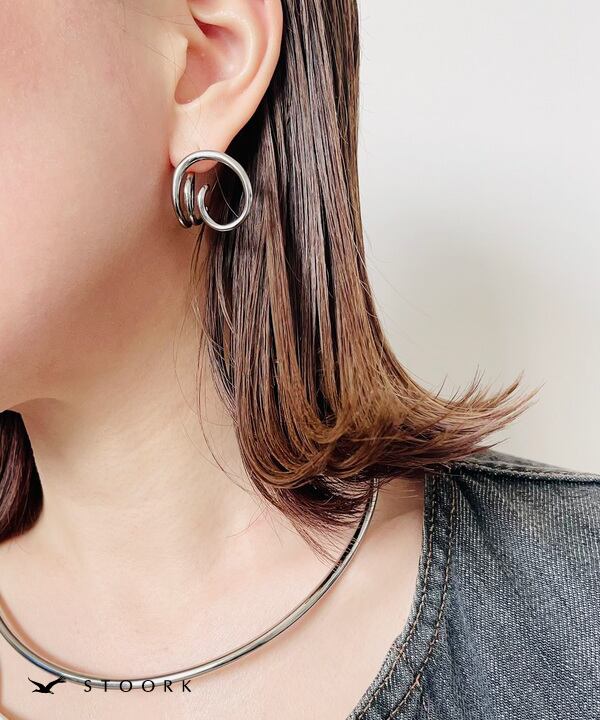 【再入荷】316L Round And Round Pierce