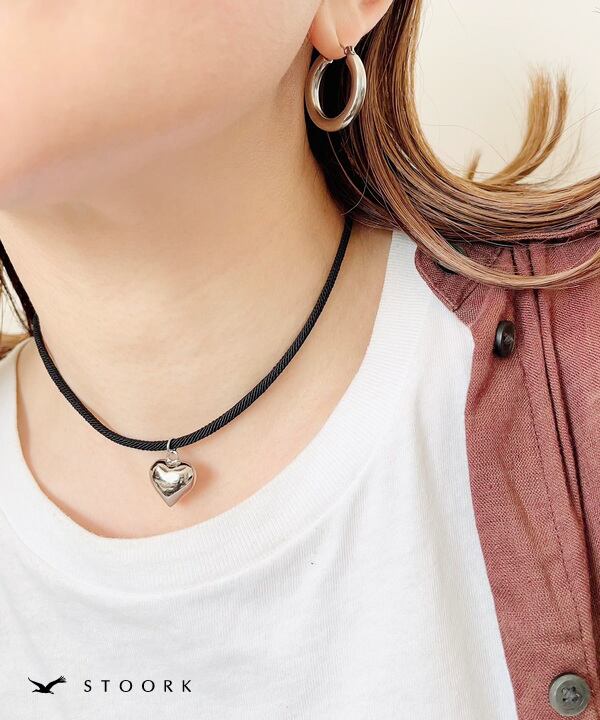 【再入荷】s925 Heart Choker