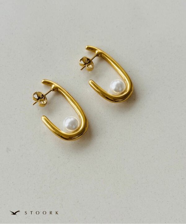 【再入荷】Metal Pearl Pierce
