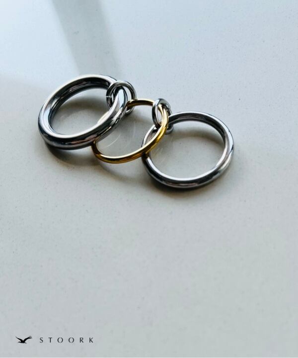 【再入荷】Bicolor Connected Ring