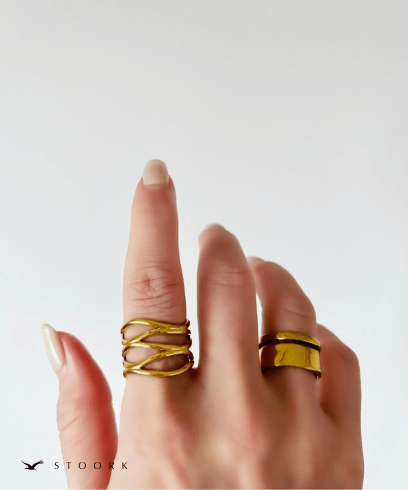 Cross Design Ring - stoork